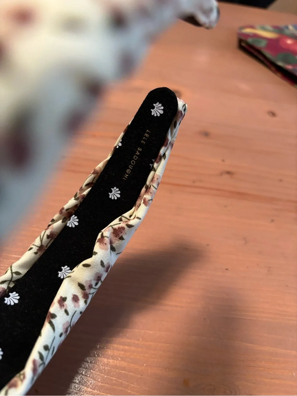 LELE SADOUGHI FLORAL KNOTTED HESD BAND NWOT